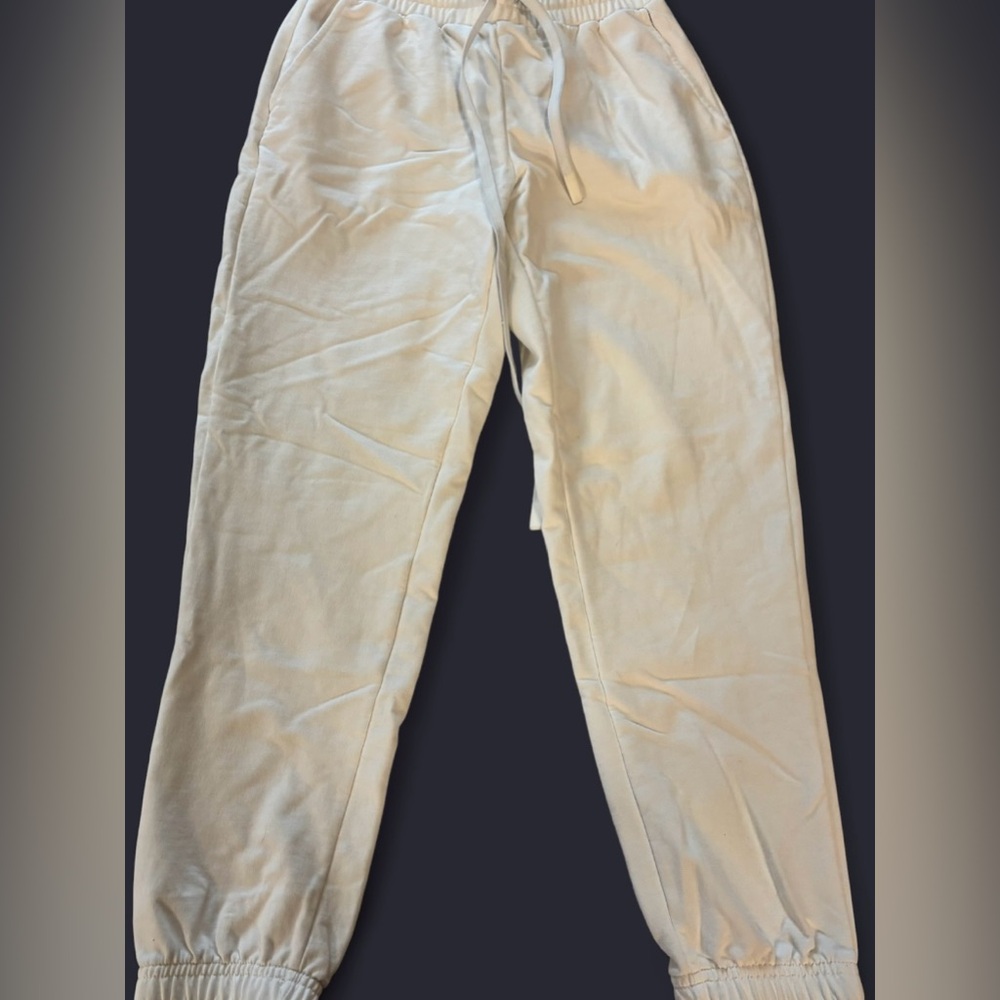 White Sportivo Sweatpants